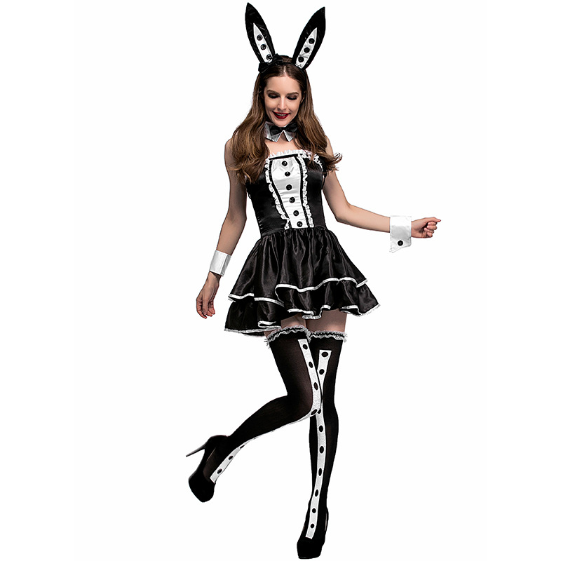 Halloween Animal Cosplay Uniform Clubwear Party Wear Sexy Bunny&Rabbit Costume